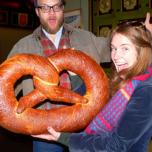 Look at the size of that pretzel!